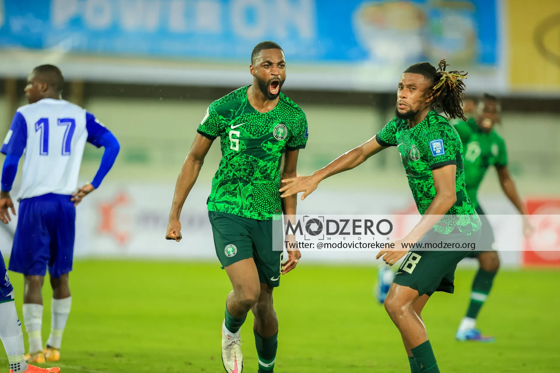 Semi Ajayi celebration