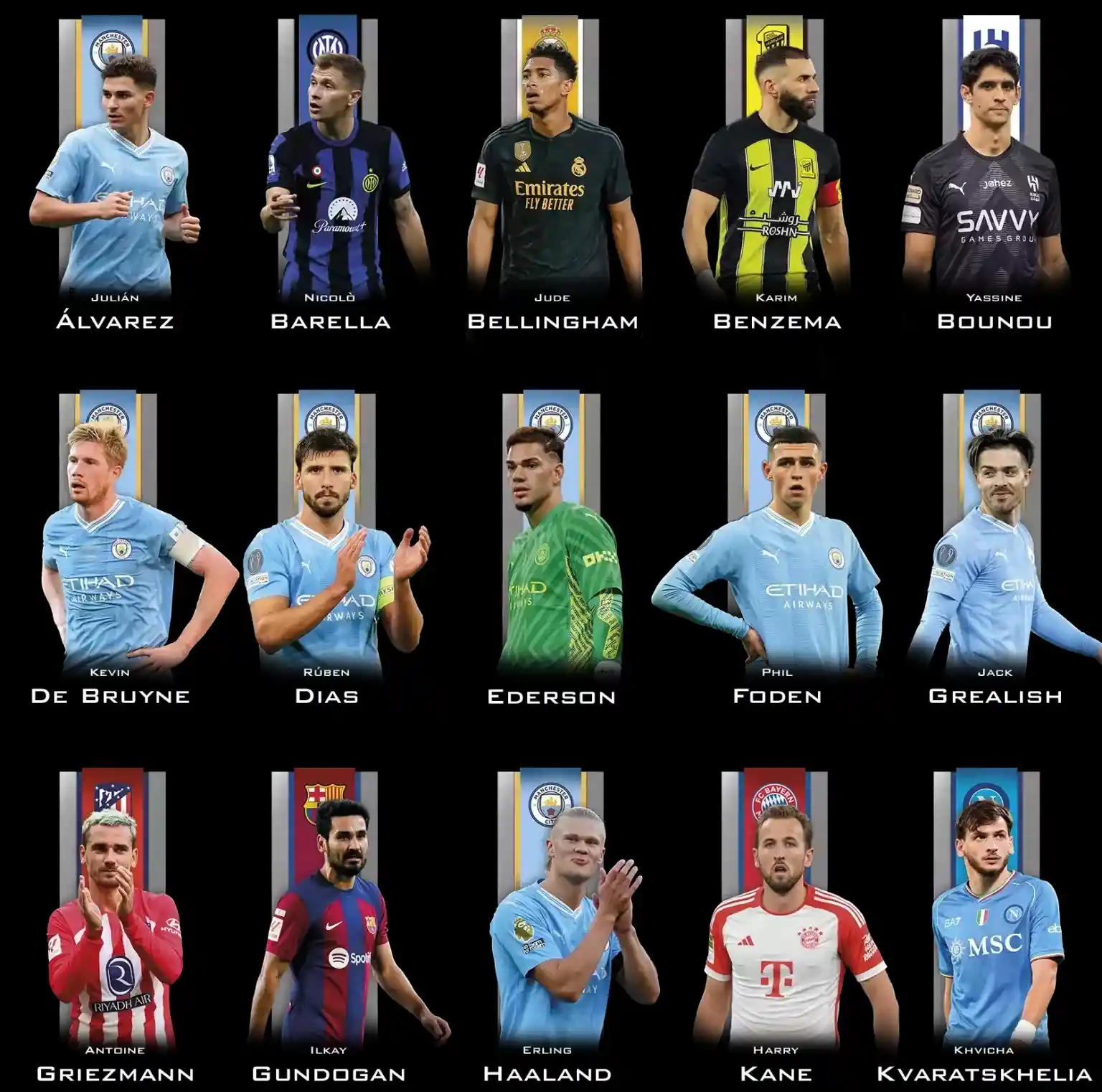 Osimhen, Boniface, Oshoala Joins Ronaldo, Fabrizio Romano As Nominees For 2023 Globe Soccer Awards 7 Globe Mens Player 2023 01 1536X1 1