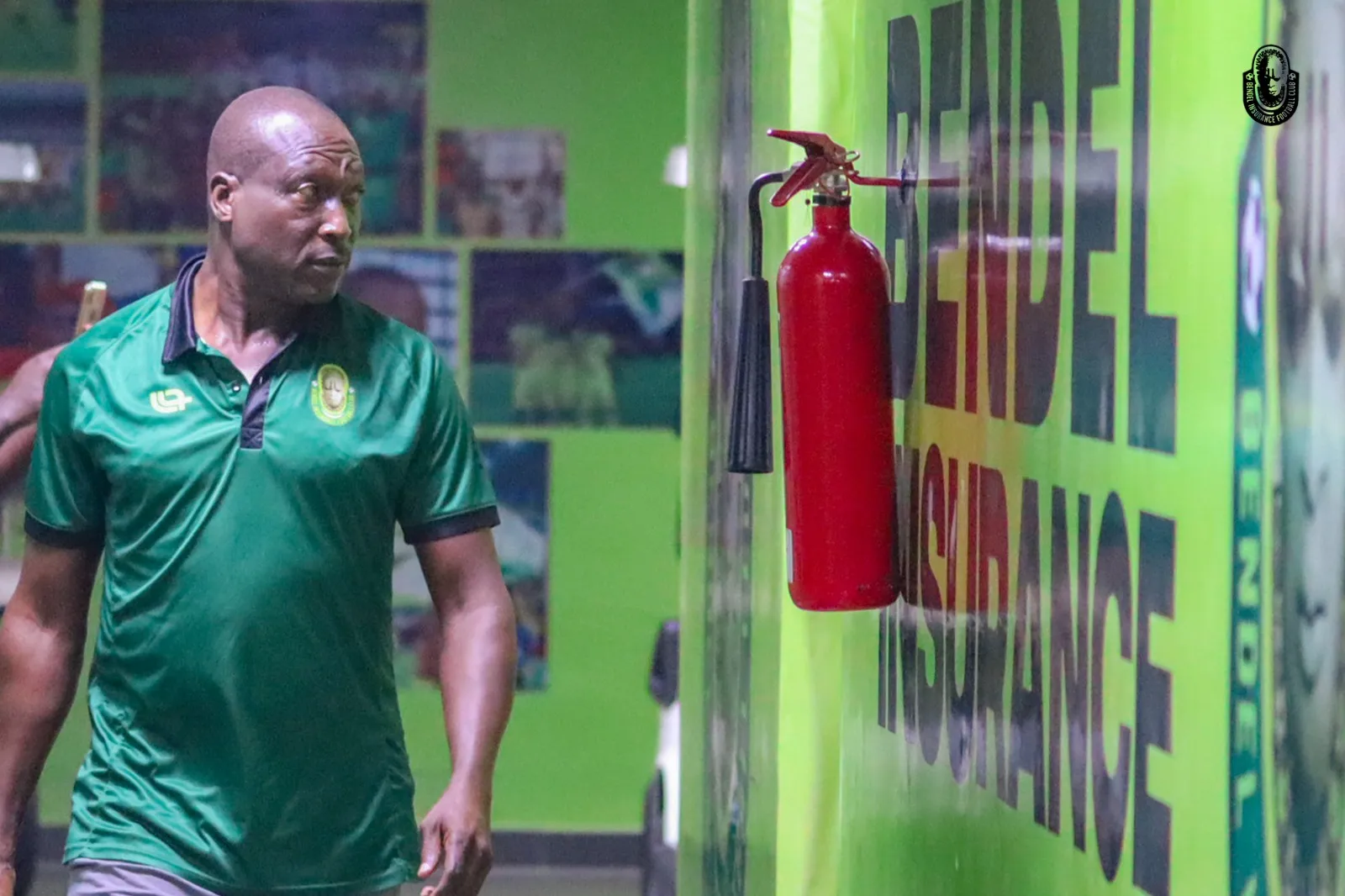 Bendel Insurance coach walking through the Samuel Ogbemudia tunnel