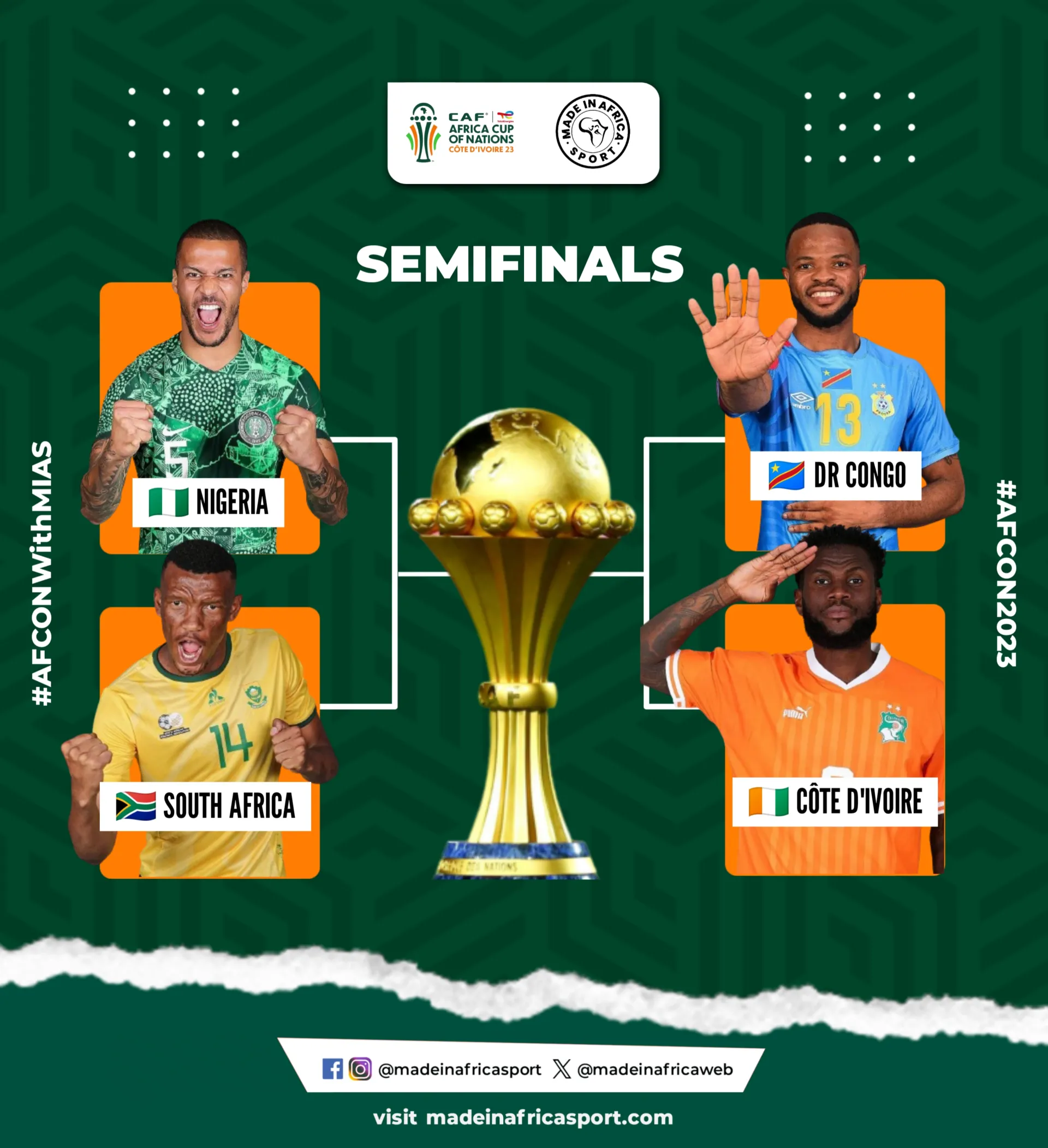 Afcon 2023 Semifinal Preview: Heavy Clash Expected In Peace Stadium As Nigeria And South Africa Battle For Supremacy 2 20240204 124003