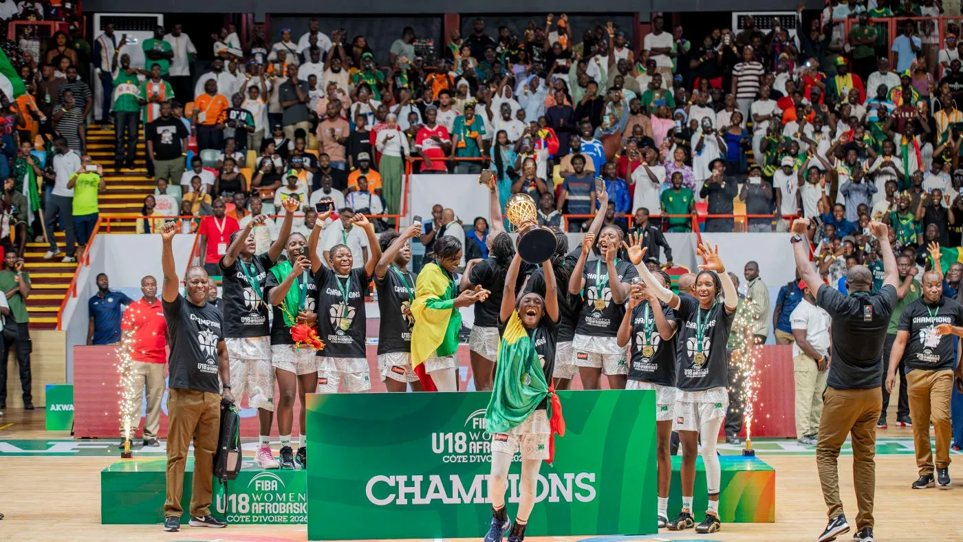 Mali Celebrating The U18 Womens Afrobasket Title After Defeating Nigeria Credit Fiba