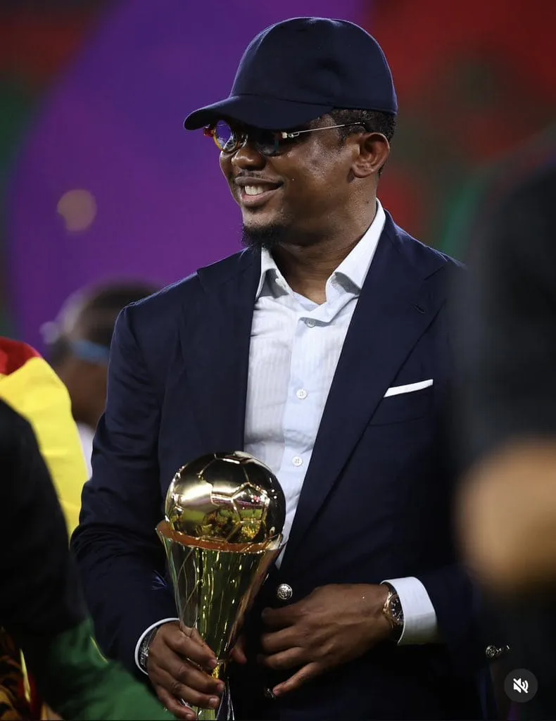 Seven Years After Retirement Samuel Etoo Returns To The Podiumof African Football