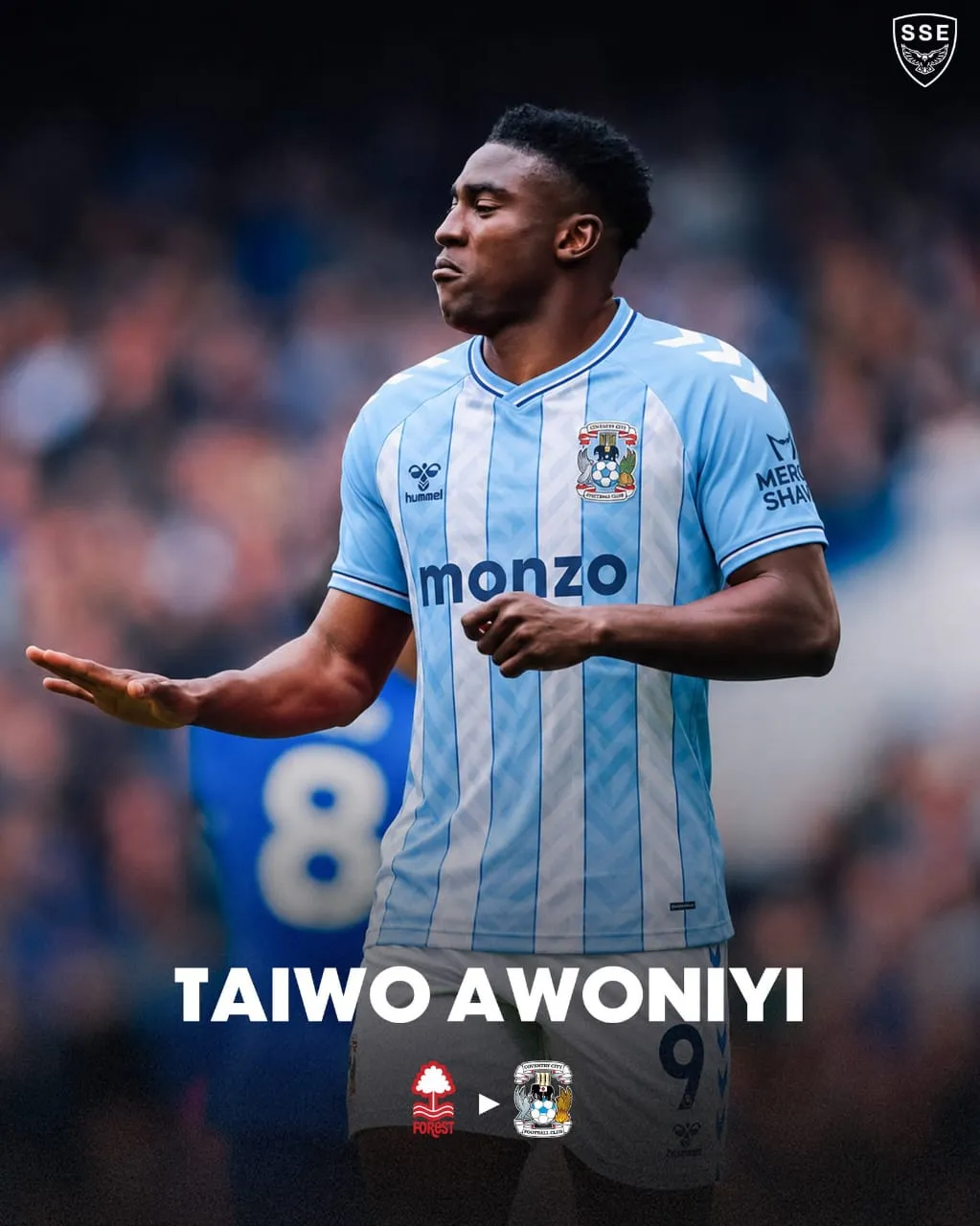 Taiwo Awoniyi Set For Coventry City Move After Nottingham Forest Spell