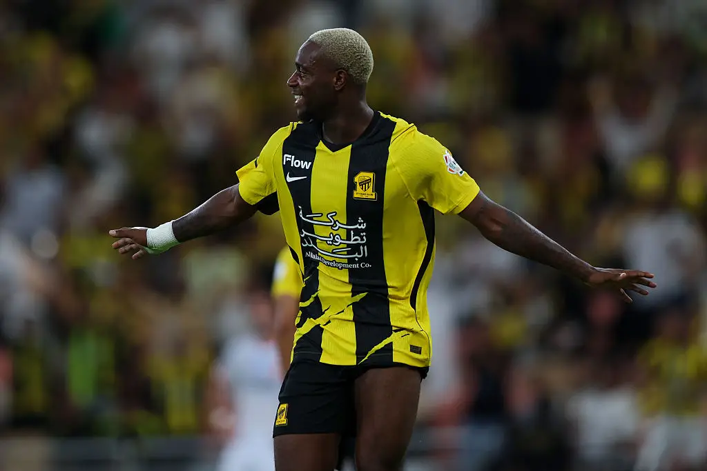 George Ilenikhena Of Al Ittihad Celebrates After Scoring During The Saudi Pro League Match Credit Getty Images