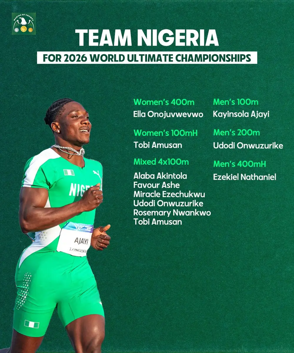 Nigerian Athletes Set For Ultimate Championship As World Athletics Confirms Final Entries 3 Nigerian Athletes Set For Ultimate Championship As World Athletics Confirms Final Entries