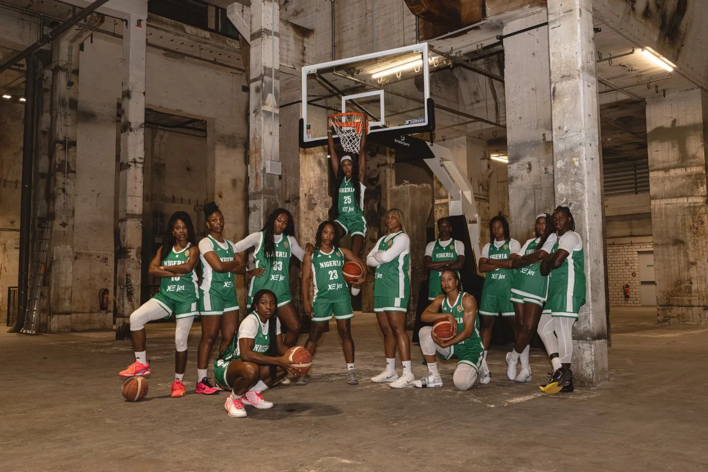 Nigerias Dtigress Team Photoshoot For The 2026 Fiba Womens World Cup Credit Fiba